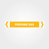 Custom Signs Outdoor Metal,Propane Gas Pipe Marker